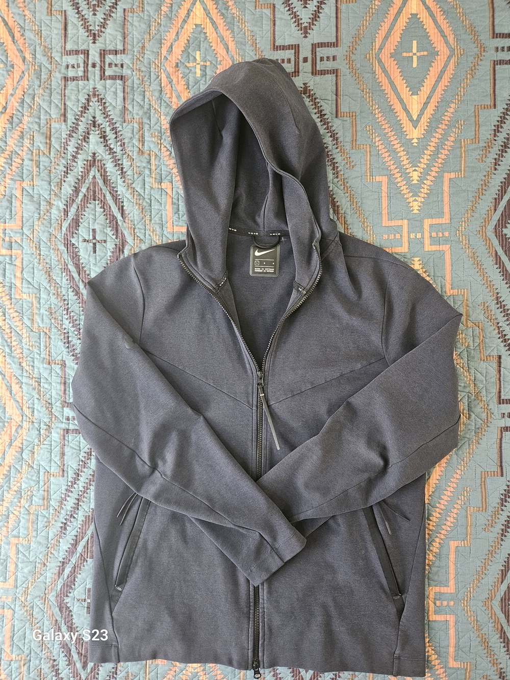 Nike Men's‎ Dark Navy Full-Zip Hooded Jacket